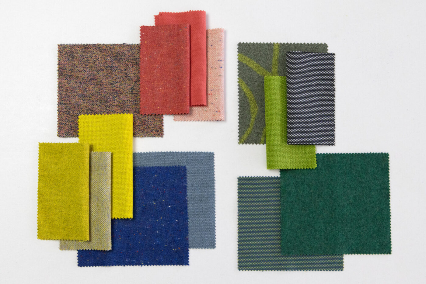 Stoffmustersammlung von Création Baumann für Akustikpaneele in vielen Farben und Texturen