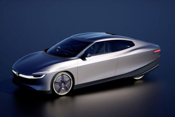 VW Mission Efficiency Concept: aerodynamisches Elektro-Coupé mit Cw-Wert 0,158 in Silber-Blau-Bicolor