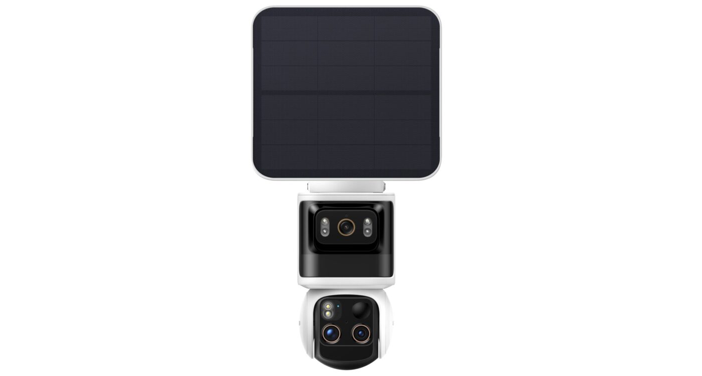 Ugreen HomeAgent Solarkamera mit Dual-Objektiv und schwenkbarem PTZ-Kamerakopf