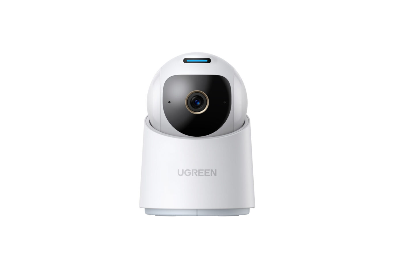 UGREEN HomeAgent Überwachungskamera mit schwenkbarem Kugelkopf und blauem LED-Statusindikator